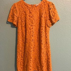 Yellow Lace Loft dress